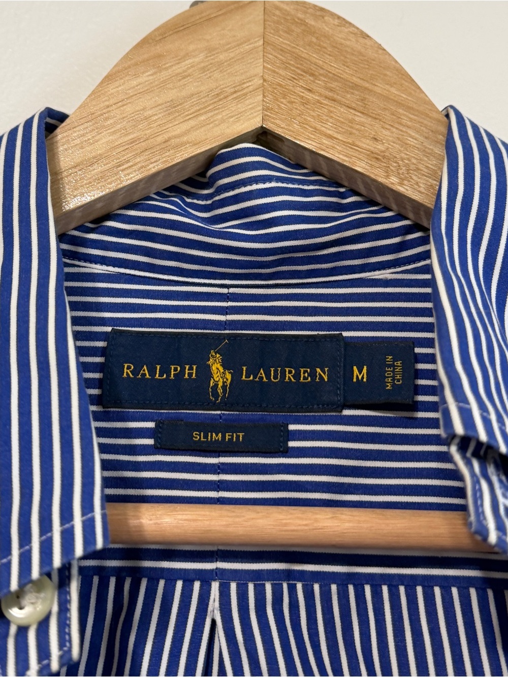 Ralph Lauren Striped Button Up Shirt Size XS Small Women’s Oversized Blue White - Picture 3 of 10